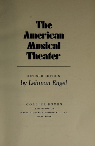 The American Musical Theater