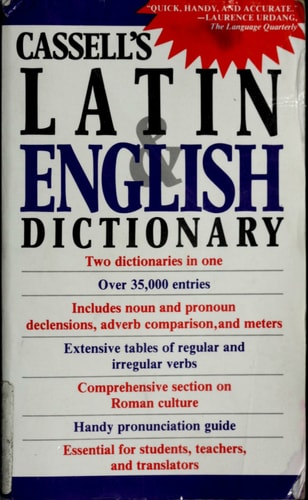 Cassell's Concise Latin-English, English-Latin Dictionary
