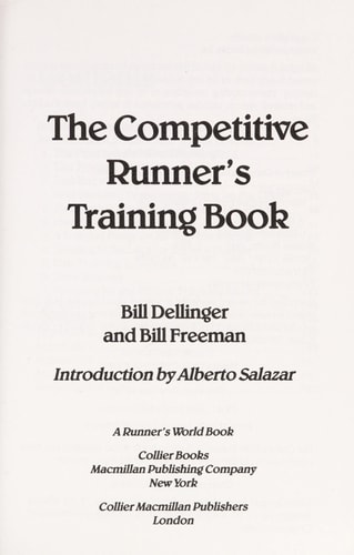 Competitive Runner's Training Book