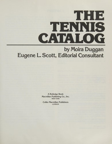 The Tennis Catalog