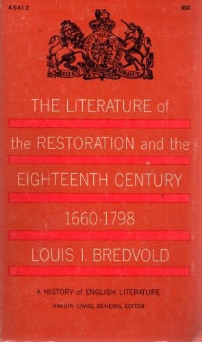Literature of the Restoration and Eighteenth Century: Volume 3