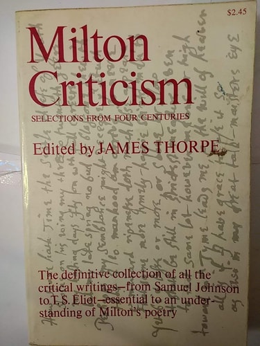 Milton Criticism