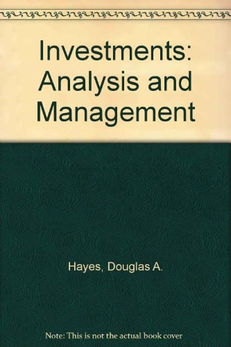 Investments Analysis and Management