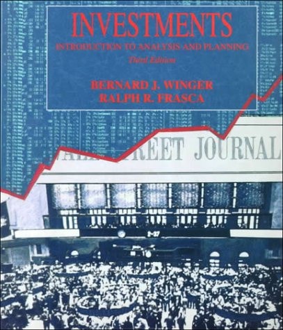 Investments Introduction to Analysis and Planning