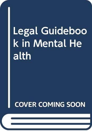 Legal Guidebook in Mental Health