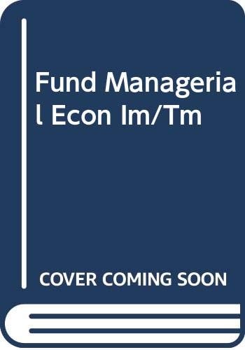 Fundamental Managerial Economics