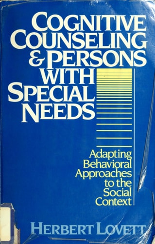 Cognitive Counseling and Persons With Special Needs