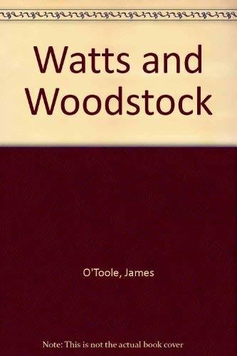 Watts and Woodstock: Identity and Culture in the United States and South Africa (CBS Computer Books)