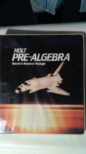Holt Pre-Algebra Teachers Resource Package