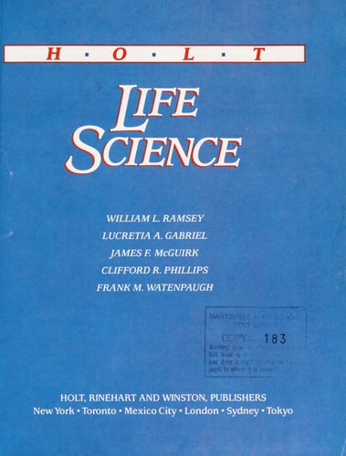 Life Science -1997 publication.