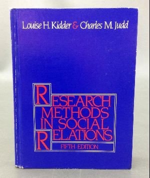 Research Methods in Social Relations