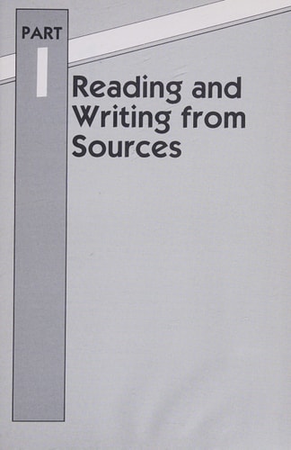 The Writer's Sourcebook: Strategies for Reading and Writing in the Disciplines