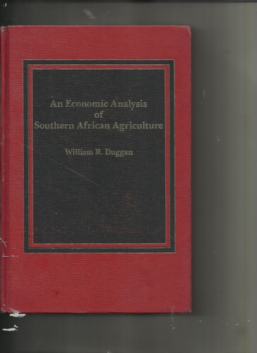 An economic analysis of southern African agriculture