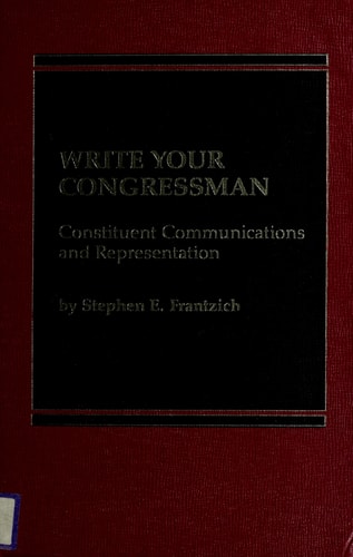 Write your congressman: Constituent communications and representation