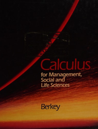 Calculus for Management, Social and Life Sciences