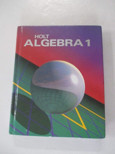 Holt Algebra 1