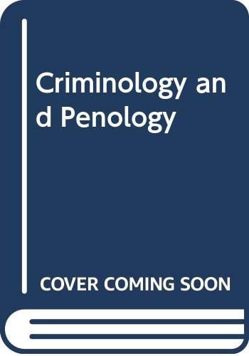 Criminology and Penology