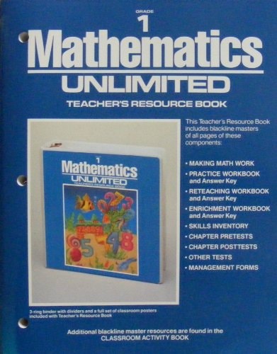 Mathematics Unlimited Teacher's Resource Book Grade 1