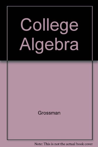 College Algebra.