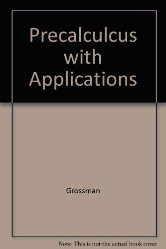 Precalculcus with Applications