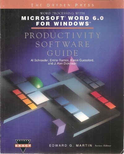 Word Processing with Microsoft Word 6.0 for Windows: Productivity Software Guide (Washington Papers,)