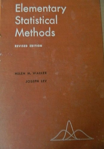 Elementary Statistical Methods