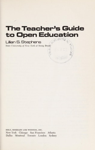 The teacher's guide to open education