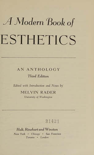 Modern Book of Aesthetics