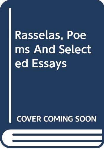 Rasselas, Poems and Selected Essays