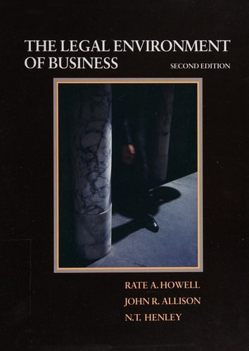 The Legal Environment of Business
