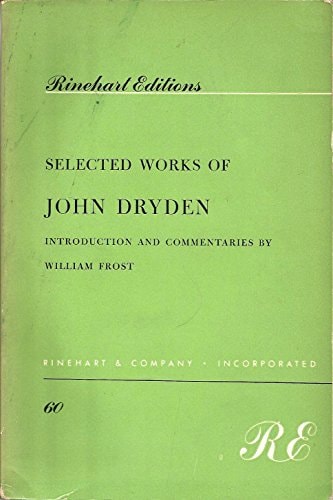 Selected Works of John Dryden