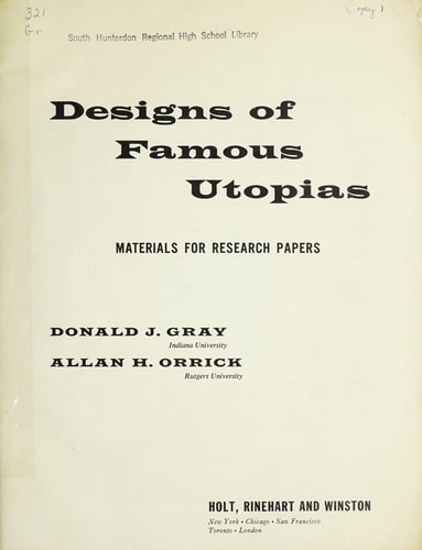 Designs of Famous Utopias