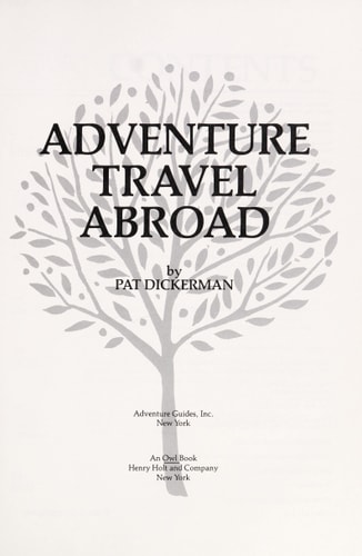 Adventure Travel Abroad