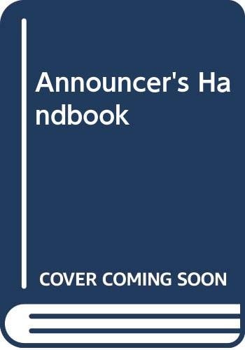 Announcer's Handbook