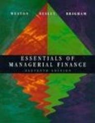 Essentials of Managerial Finance