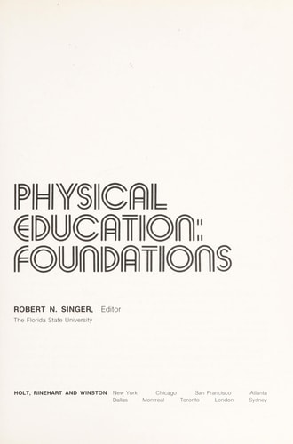 Physical Education: Foundations