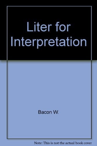 Literature for Interpretation