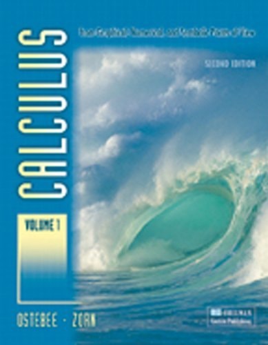 Calculus from Graphical, Numerical, and Symbolic Points of View, Vol. 1