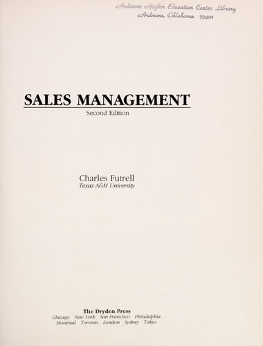 Sales Management