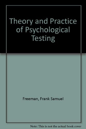 Theory and Practice of Psychological Testing