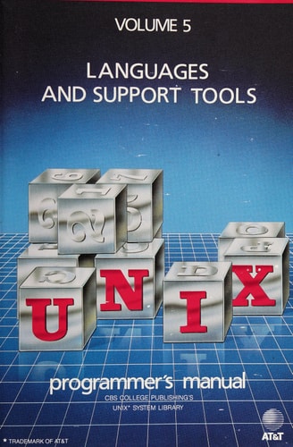Unix Programmer's Manual: Languages and Support Tools