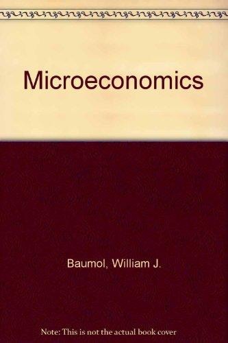 Microeconomics: Principles & Policy