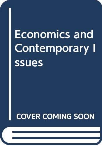 Economics and Contemporary Issues