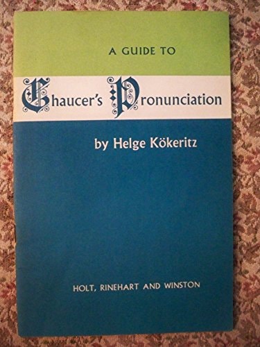 Guide to Chaucer's Pronunciation
