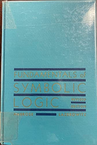Fundamentals of Symbolic Logic
