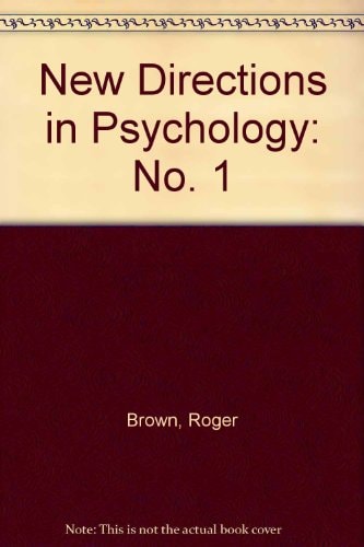 New Directions in Psychology
