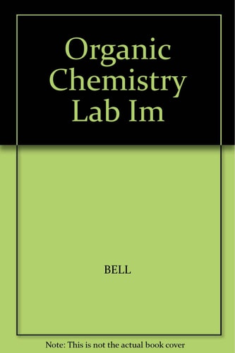 Organic Chemistry Laboratory Manual