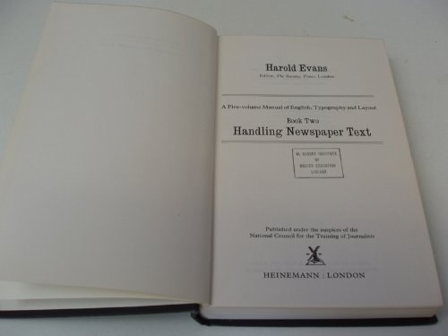 Handling Newspaper Text