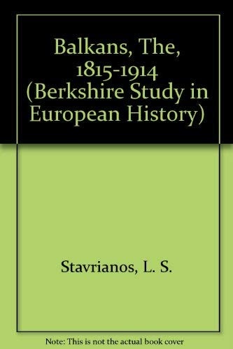 The Balkans, 1815-1914