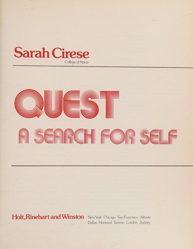 Quest: A Search for Self